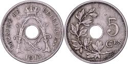 World Coins - Belgium, Albert I, 5 Centimes, 1913, Brussels, Copper-nickel, , KM:66