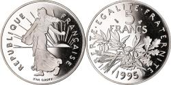 World Coins - Coin, France, Semeuse, 5 Francs, 1995, Paris, Proof, , Nickel Clad