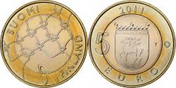 World Coins - Finland, 5 Euro, Province d'Åland, 2011, Vantaa, , Bi-Metallic, KM:177