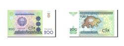 World Coins - Banknote, Uzbekistan, 200 Sum, 1997, Undated, KM:80, UNC(65-70)