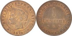 World Coins - Coin, France, Cérès, Centime, 1874, Paris, , Bronze, KM:826.1
