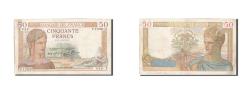 World Coins - Banknote, France, 50 Francs, 50 F 1934-1940 ''Cérès'', 1939, 1939-10-19