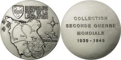 World Coins - France, Medal, Cherbourg, Port de la Libération, , Silvered bronze