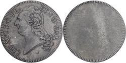 World Coins - Coin, France, Louis XVI, Ecu, 1786, Essai uniface, , Silvered bronze