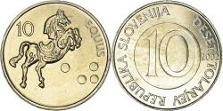 World Coins - Coin, Slovenia, 10 Tolarjev, 2002, , Copper-nickel, KM:41
