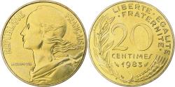 World Coins - France, 20 Centimes, Marianne, 1983, Pessac, Aluminum-Bronze, , KM:930