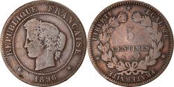 World Coins - Coin, France, Cérès, 5 Centimes, 1896, Paris, Torche, , Bronze