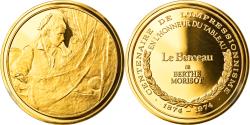World Coins - France, Medal, Arts & Culture, Le Berceau de Berthe Morisot, , Vermeil