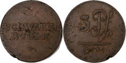 World Coins - Germany, 3 Pfennig, 1804, Copper,