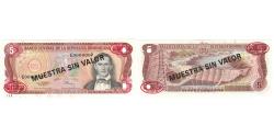 World Coins - Banknote, Dominican Republic, 5 Pesos Oro, 1994, 1994, Specimen, KM:146s