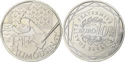 World Coins - France, 10 Euro, Euros des régions, Limousin, 2010, Paris, Silver,