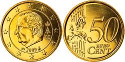 World Coins - Belgium, 50 Euro Cent, 2009, Brussels, , Brass, KM:279