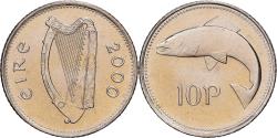 World Coins - Ireland, 10 Pence, 2000, Dublin, Cupronickel, , KM:29