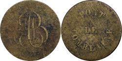 World Coins - France, Token, Ponts et Chaussées, Pont de Tomblaine, Brass,