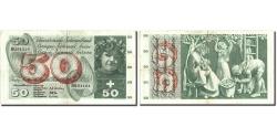 World Coins - Banknote, Switzerland, 50 Franken, 1957, 1957-10-04, KM:47b, VF(20-25)