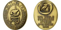 World Coins - Greece, Medal, 13th World Congress Athens, 1992, Bronze,