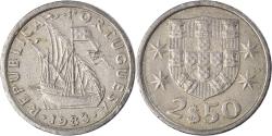 World Coins - Coin, Portugal, 2-1/2 Escudos, 1983