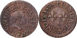 World Coins - Coin, France, Henri III, Denier Tournois, 1585, Paris, , Copper