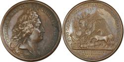 World Coins - France, Medal, Louis XIV, Pforzheim battle, 1692, Bronze, Mauger,