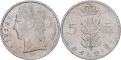 World Coins - Belgium, 5 Francs, 5 Frank, 1962, Copper-nickel, , KM:135.1