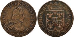 World Coins - Coin, France, Ardennes, Charles I, Liard, 1613, Charleville, , Copper