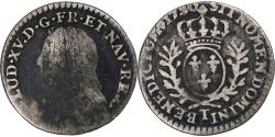 World Coins - France, Louis XV, 1/20 Ecu aux branches d'olivier, 1730, Nantes, Silver