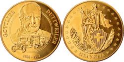 World Coins - Switzerland, Medal, Gottlieb Duttweiller, , Copper-Nickel Gilt