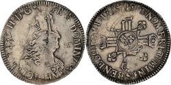 World Coins - Coin, France, Louis XIV, Écu aux 8 L, Ecu, 1704, Reims, , Silver
