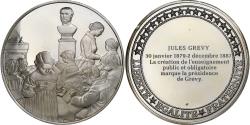 World Coins - France, Medal, Les Présidents de la République, Jules Grévy, Silver,