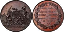 World Coins - Spain, Medal, Alfonso XII, Exposición Universal en París, Sección Española