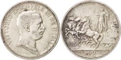 World Coins - Coin, Italy, Vittorio Emanuele III, 2 Lire, 1915, Rome, , Silver, KM:55