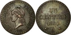 World Coins - Coin, France, Dupré, Centime, 1851, Paris, , Bronze, KM:754