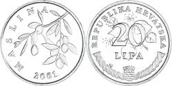 World Coins - Coin, Croatia, 20 Lipa, 2001