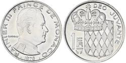 World Coins - Coin, Monaco, Rainier III, Franc, 1976, , Nickel, KM:140, Gadoury:MC 150