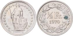 World Coins - Switzerland, 1/2 Franc, 1970, Bern, Copper-nickel,