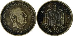 World Coins - Spain, Francisco Franco, caudillo, Peseta, 1966 (72), Aluminum-Bronze