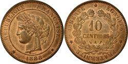 World Coins - Coin, France, Cérès, 10 Centimes, 1888, Paris, , Bronze, KM:815.1