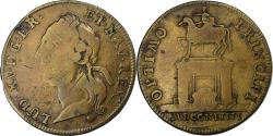 World Coins - France, Token, Louis XV, Optimo Principi, 1744, Brass,