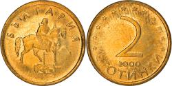 World Coins - Coin, Bulgaria, 2 Stotinki, 2000, , Aluminum-Bronze, KM:238