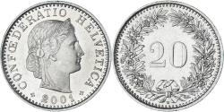 World Coins - Coin, Switzerland, 20 Rappen, 2001