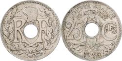 World Coins - France, 25 Centimes, Lindauer, 1924, Copper-nickel, , Gadoury:380