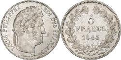 World Coins - France, 5 Francs, Louis-Philippe, 1843, Bordeaux, Silver, , KM:749.7