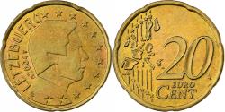 World Coins - Luxembourg, 20 Euro Cent, 2004, Utrecht, Nordic gold,
