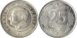 World Coins - Coin, Turkey, 25 Kurus, 2016