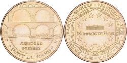 World Coins - France, Token, Le Pont du Gard, 2009, Copper-nickel Aluminium, MDP,