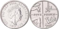 World Coins - Coin, Great Britain, 5 Pence, 2016