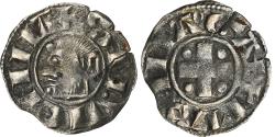 World Coins - Archbishopric of Vienne, Denier, ca. 1200-1250, Vienne, Billon,