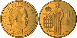 World Coins - Coin, Monaco, Rainier III, 10 Centimes, 1962, , Aluminum-Bronze