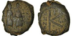 Ancient Coins - Coin, Justin II, Half Follis, 568-569, Thessalonica, , Copper, Sear:365