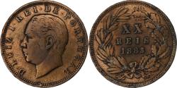 World Coins - Portugal, Luiz I, 20 Reis, 1883, Lisbon, Bronze, , KM:527